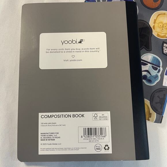 Star wars notebook giftset (3 piece) -New never used - Picture 6 of 8